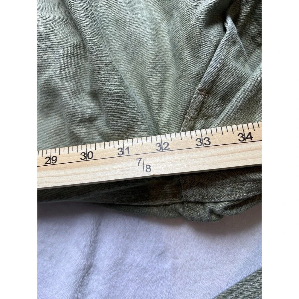 Levi’s Men’s 501 Jeans Button Fly Green W35 L36 Tagged Actual Inseam 32